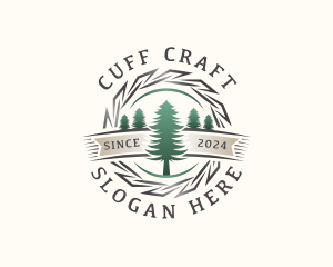 Woodwork Craft Lumberjack logo design