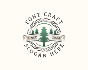 Woodwork Craft Lumberjack logo design