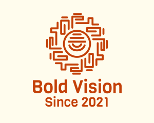 Ancient Mayan Eye logo design