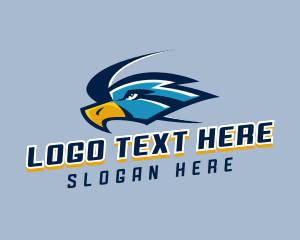 Cartoon - Bird Eagle Gaming logo design