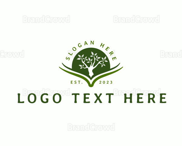 Tree Book Knowledge Logo