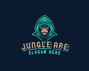 Ape - Ape Monkey Gaming logo design