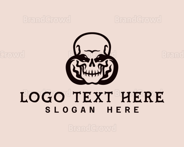 Serpent Skull Snake Logo