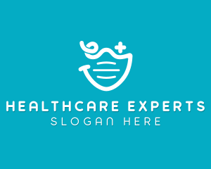 Surgical Mask Protection logo design