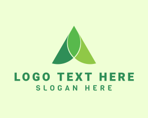 Environment - Arrow Ecology Letter A logo design