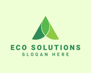 Ecology - Arrow Ecology Letter A logo design