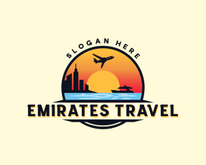 City Travel Vacation logo design