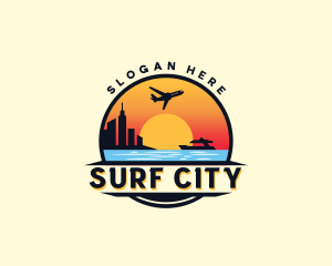 City Travel Vacation logo design