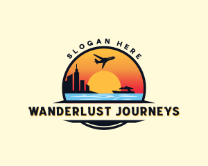 City Travel Vacation logo design