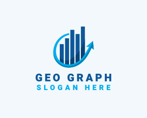 Economic Data Graph logo design