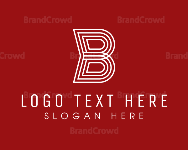 Business Letter B Logo