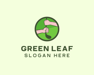 Golf Club Hands logo design