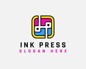 Press - Inkjet Digital Printing logo design