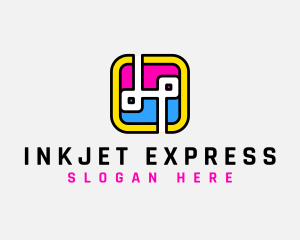 Inkjet - Inkjet Digital Printing logo design