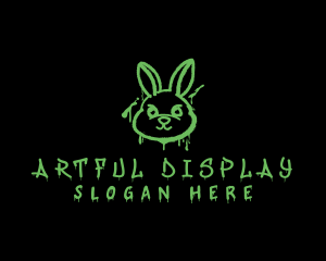 Graffiti Art Bunny logo design