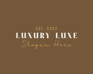 Beauty Luxury Business logo design