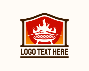 Gastropub - Flame Grill Restaurant logo design