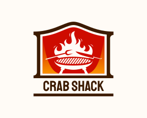 Flame Smoked Restaurant logo design