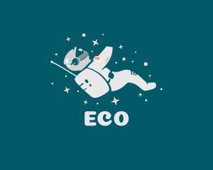 Space Stars Astronaut Logo