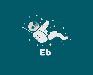 Space Stars Astronaut Logo