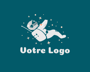 Space Stars Astronaut Logo