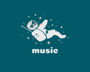 Space Stars Astronaut Logo