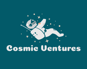 Space - Space Stars Astronaut logo design