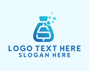 Hygiene - Liquid Soap Letter S logo design