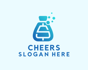 Wash - Liquid Soap Letter S logo design