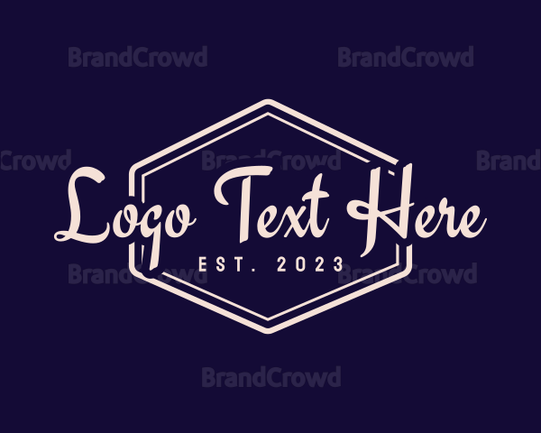 Brand Badge Wordmark Logo