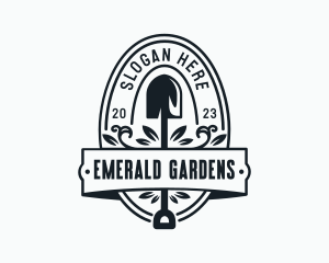 Garden Shovel Landscaping logo design