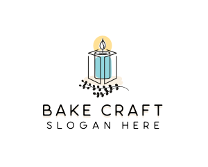 Handmade Decor Candle  logo design