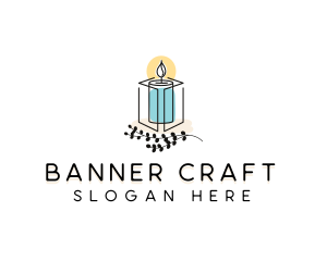 Handmade Decor Candle  logo design