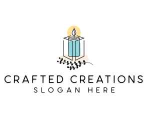 Handmade - Handmade Decor Candle logo design