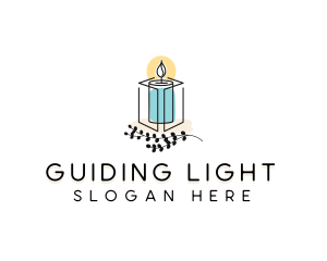 Handmade Decor Candle  logo design