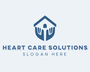 Shelter Caregiving Charity logo design