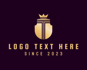 Heritage - Premium Crown Shield logo design