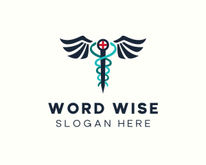 Hospital - Caduceus Staff Hospital logo design