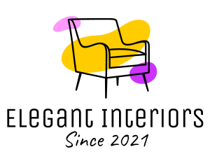 Couch Chair Furniture logo design