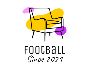 Interior - Couch Chair Furniture logo design