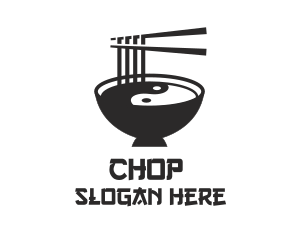 Culinary - Yin Yang Asian Noodles logo design