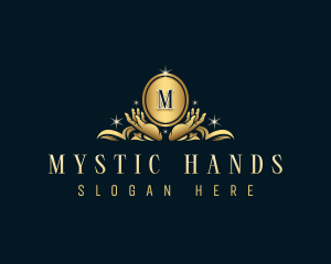 Elegant Mystic Hand logo design