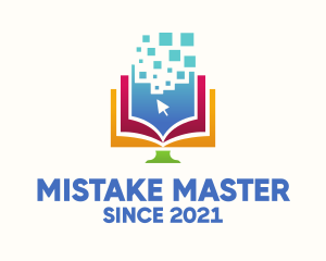 Digital Learning Book logo design