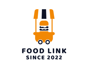 Burger Food Cart logo design