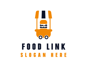 Burger Food Cart logo design