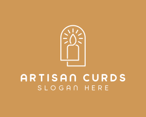 Artisanal Decor Candle logo design