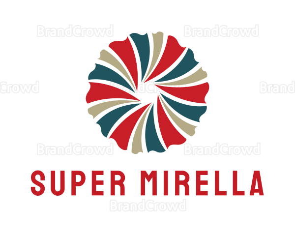 Radial Flower Pattern Logo