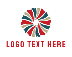 Pattern - Radial Flower Pattern logo design