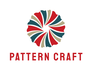 Radial Flower Pattern logo design