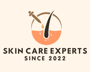 Skin Hair Treatment logo design